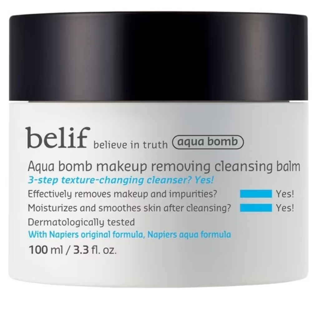 belif Aqua Bomb Makeup Removing Cleansing Balm - White